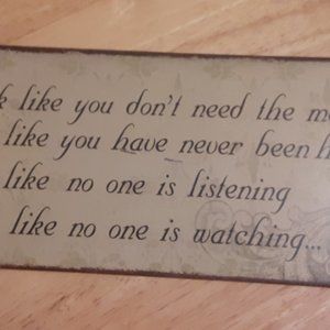 Metal Wall Decor Sign